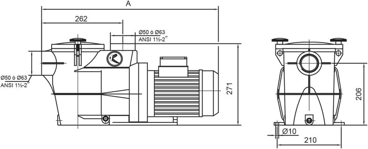 Kripsol KRP-100-0046 Kse Pumpe 3/4 PS Mono