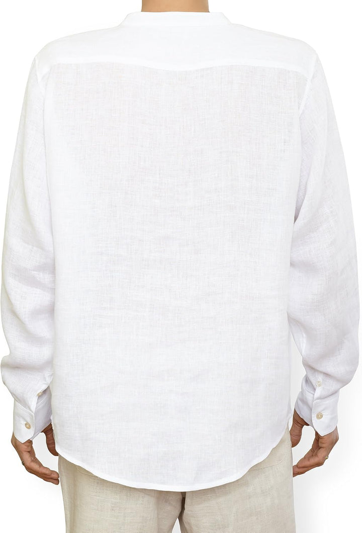 SCHAZAD Leinenhemd S Weiss, S Weiss