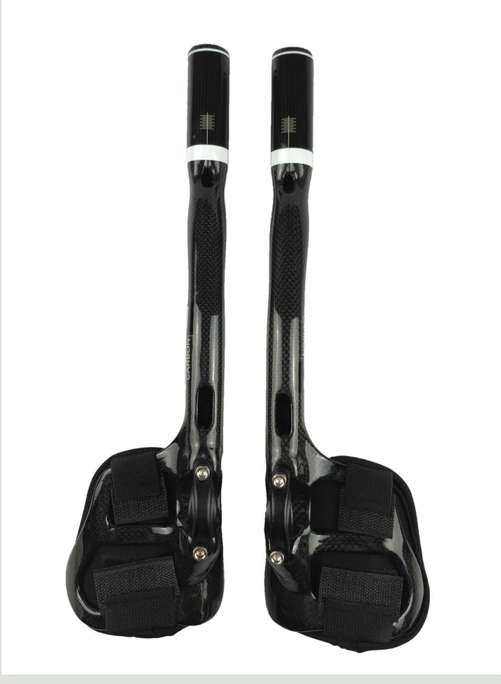 PLATT Fahrradlenker 31,8 Carbonlenker Renn/Triathlonlenker Aerobar Lenkeraufsatz Tri Bar, 3K Glossy