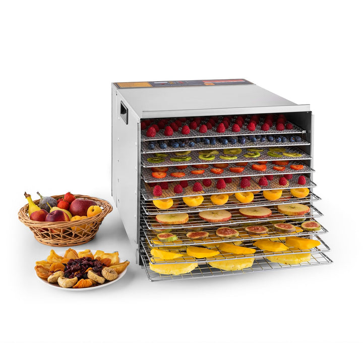 Klarstein Fruit Jerky Pro - Dörrgerät, Dörrautomat, einzeln entnehmbar, einstellbare Temperatur, gro