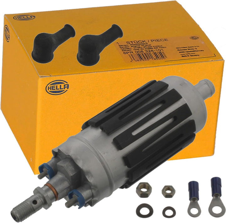HELLA 8TF 358 146-191 Kraftstoffpumpe - elektrisch - mit Anbaumaterial - entkoppelt