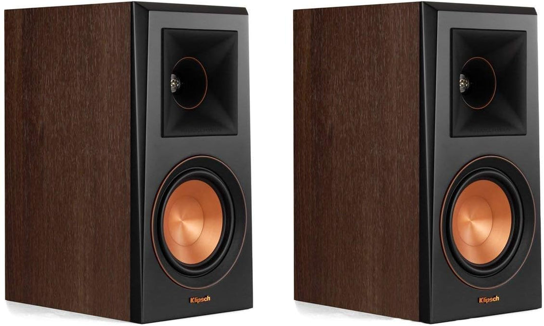 Klipsch RP-500M Lautsprecher, 75 W, Verkabelt (Braun) Walnuss, Walnuss