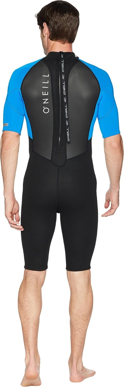 O'Neill Herren Reactor-2 Neoprenanzug mit Reissverschluss hinten, kurzärmelig, 2 mm M kurz Schwarz/O