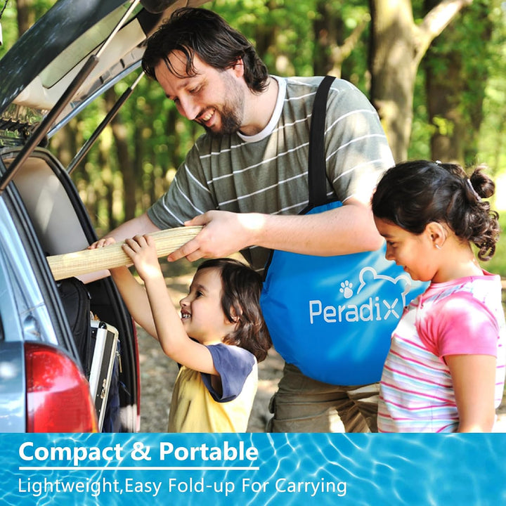 Peradix 4 in 1 Pop Up Baby Planschbecken,Babypool mit UV Schutz Bällepool, Baby Zelt Strandzelt mit