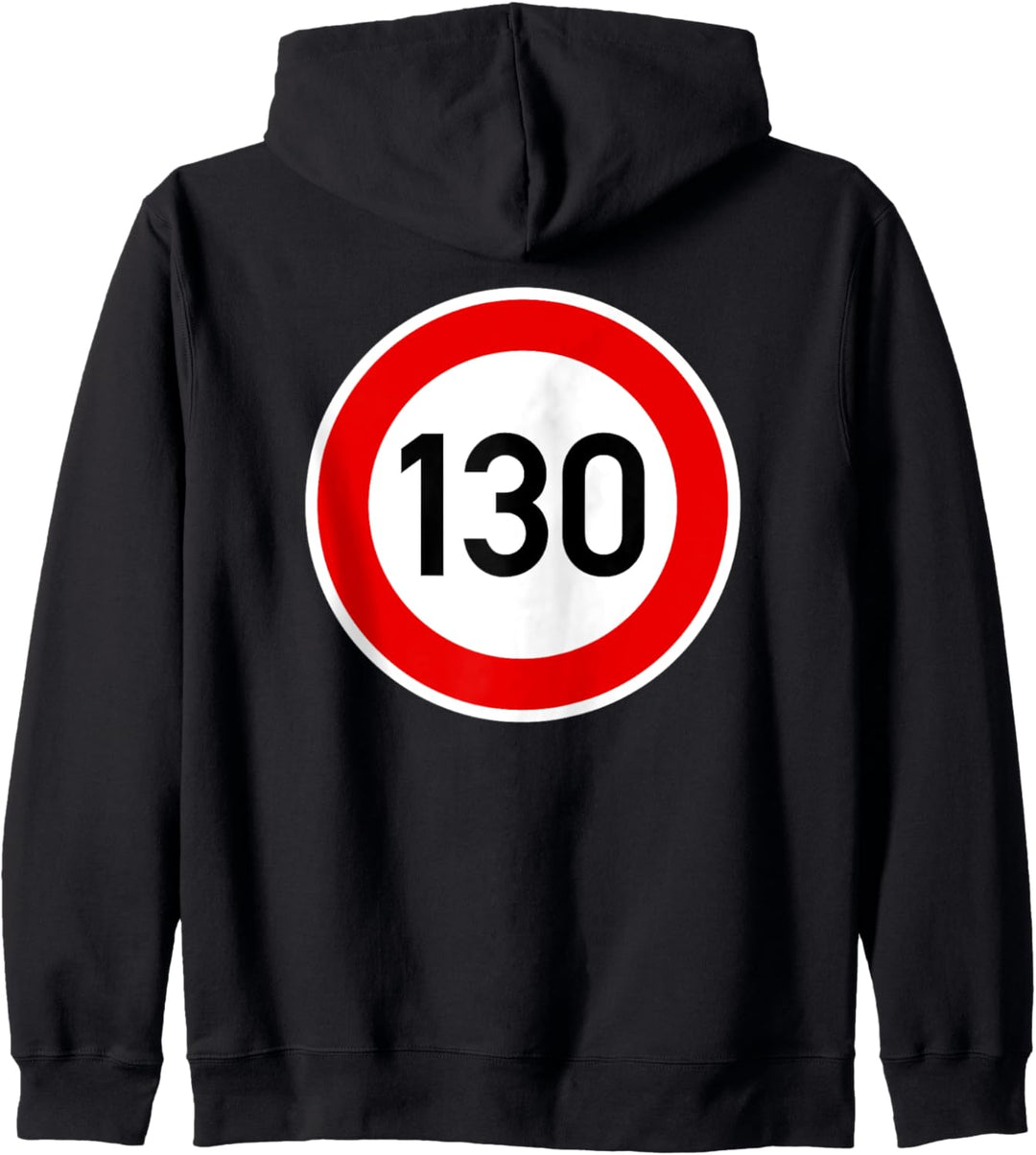 Tempo 130 Tempolimit Kapuzenjacke