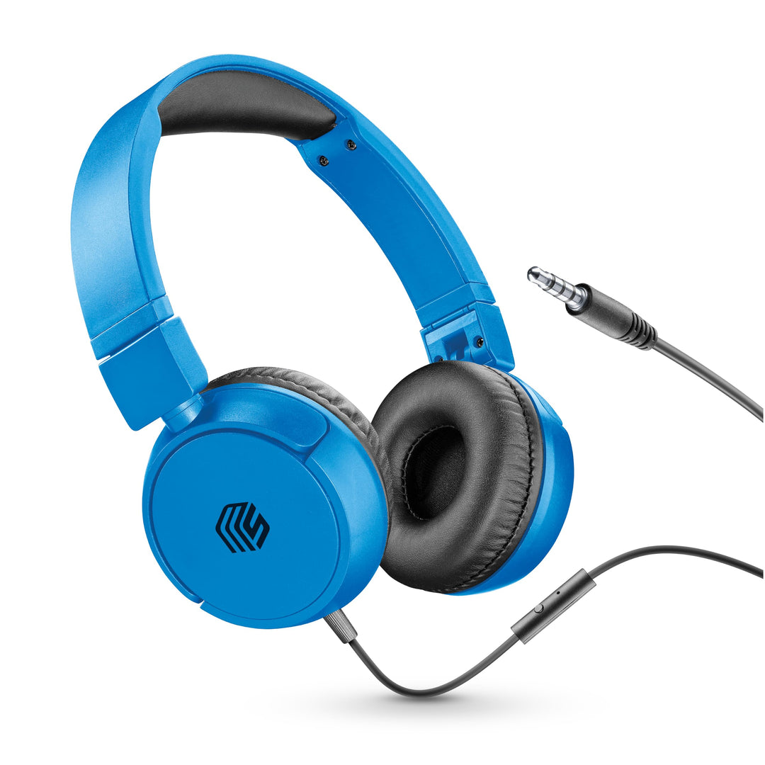 Music Sound | Bügelkopfhörer mit Kabel Over Ear Basic | On-Ear-Kopfhörer Faltbarer Kopfbügel mit 1,2
