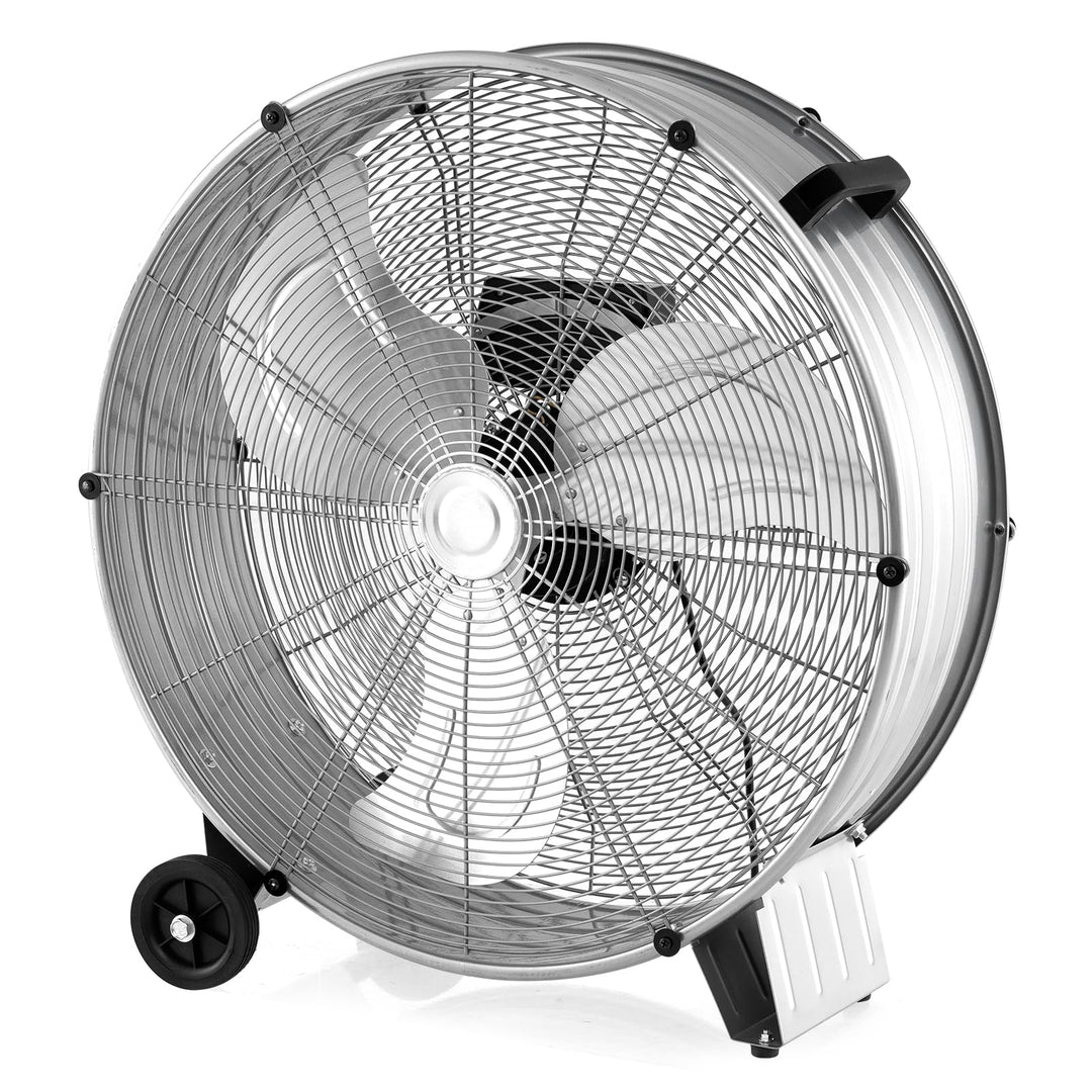 GOPLUS Ø 65 cm Trommelventilator, Standventilator mit 3 Windgeschwindigkeiten 1100/1200/1300 CFM, Bo