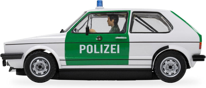 Scalextric C4572 Volkswagen Golf MK1 – Polizei-Slotcar