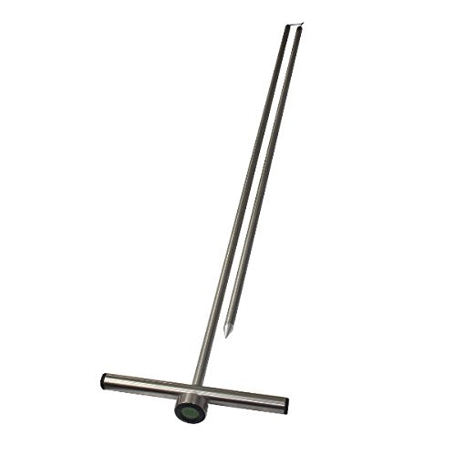 AGRETO Temperaturmesssonde, Heusonde, 2,8 m Lanzenlänge, robustes Messgerät, Messbereich bis 110 °C,