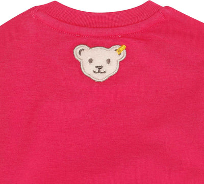 Steiff Baby-Mädchen Year of The Teddybear Sweatshirt 68 Raspberry, 68 Raspberry
