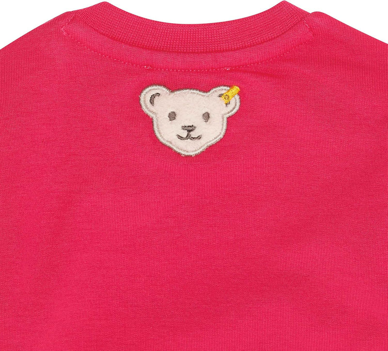 Steiff Baby-Mädchen Year of The Teddybear Sweatshirt 68 Raspberry, 68 Raspberry