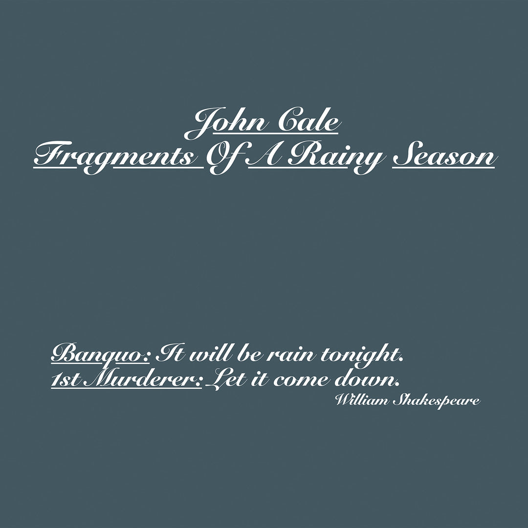 Fragments of a Rainy Season, Vinyl