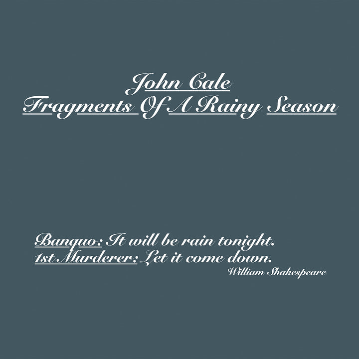 Fragments of a Rainy Season, Vinyl