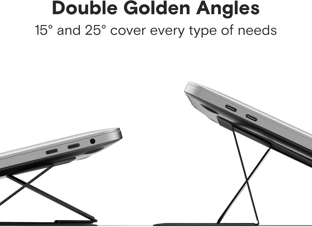 MOFT Laptop Ständer, Faltbarer Laptopständer Notebook Ständer mit 2 einstellbaren Winkeln, Haltung V