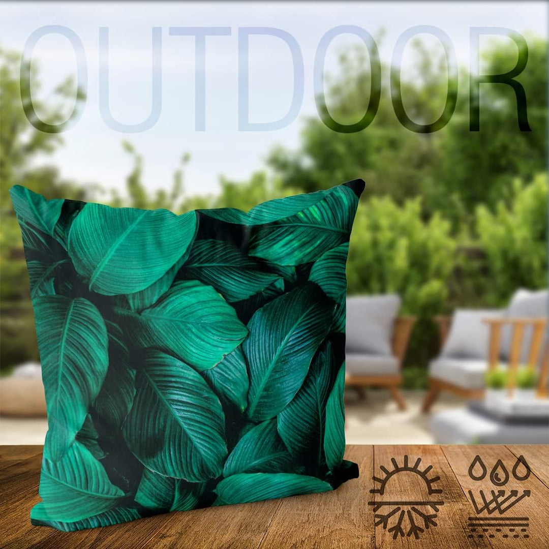VOID Tropische Blätter Kissenbezug Kissenhülle Sofakissen Kissen Deko Outdoor-Kissen Dekokissen, Kis