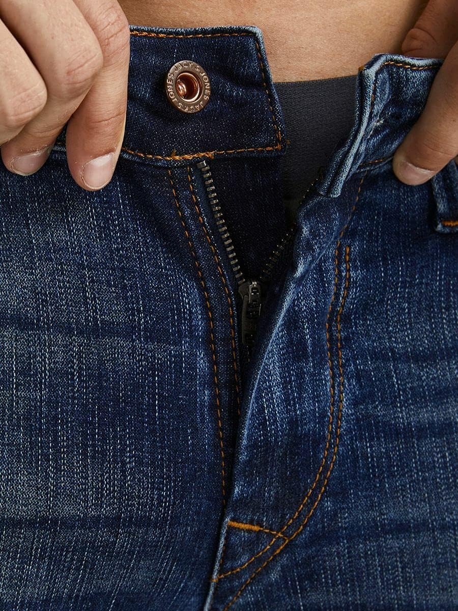 JACK & JONES Herren Jeans 30W / 32L Blue Denim, 30W / 32L Blue Denim