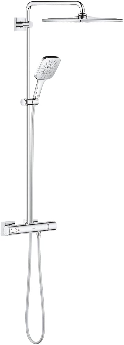 GROHE Rainshower Smartactive 310 - Duschsystem mit Thermostatarmatur (Sicherheitsperre bei 38°C, lan