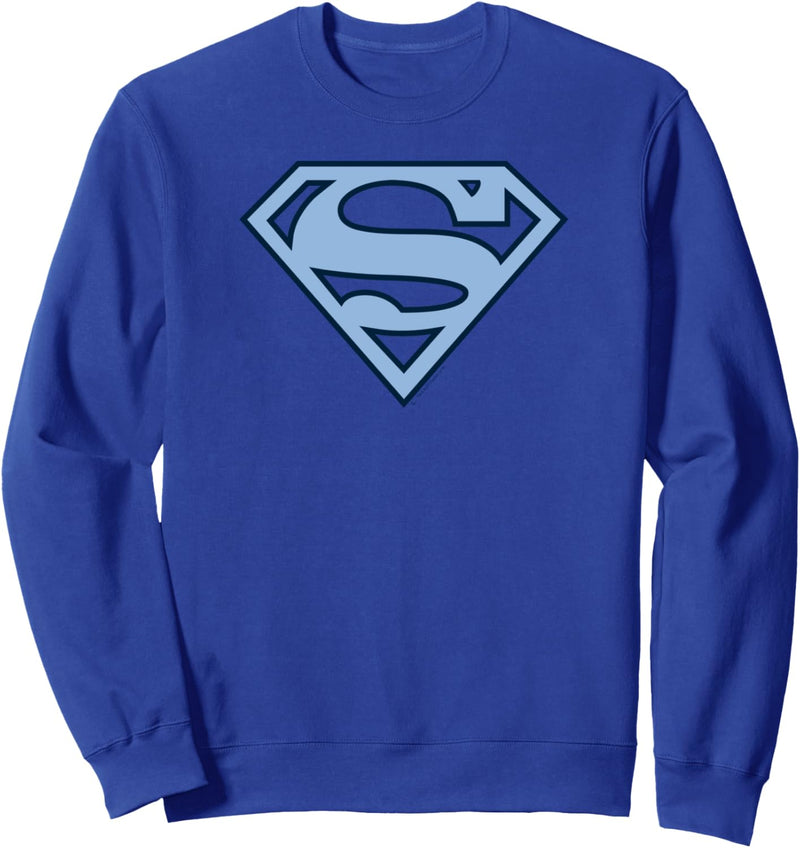 Superman Carolina Blue & Navy Shield Sweatshirt