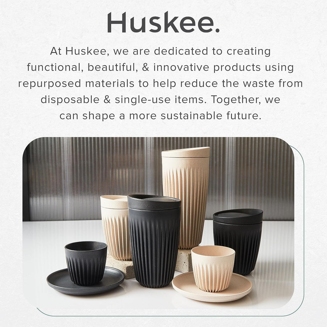 Huskee Tasse + Deckel, Anthrazit (237 ml) Anthrazit 1 Count (Pack of 1), Anthrazit 1 Count (Pack of
