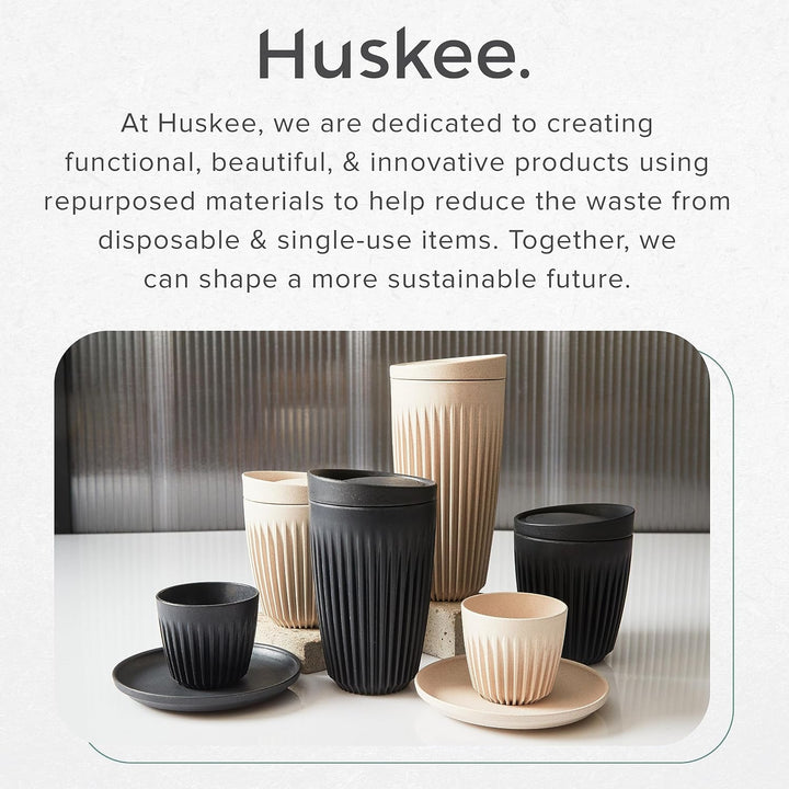 Huskee Tasse + Deckel, Anthrazit (237 ml) Anthrazit 1 Count (Pack of 1), Anthrazit 1 Count (Pack of