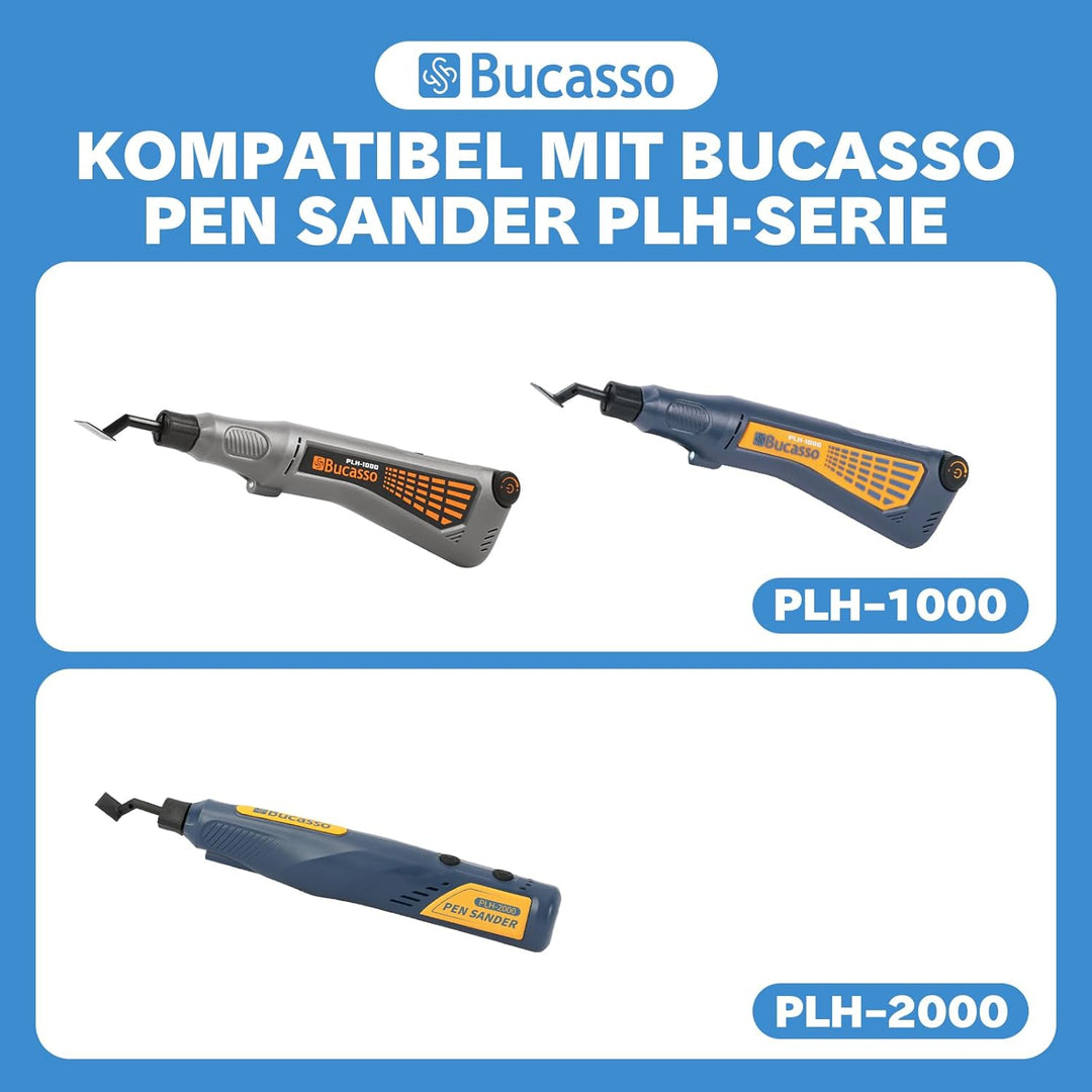 Schleifpapier für Pen Sander PLH-1000, PLH-2000, 180/240/400/800/1000 Grits Je 10 Stück mit je 20 Pa