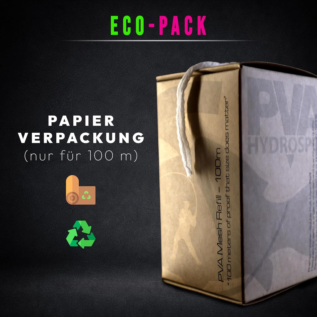 PVA Mesh Nachfüllnetz, PVA Netz Ersatzteile fürs Karpfenangeln, wasserlösliches Karpfen Zubehör, Grö