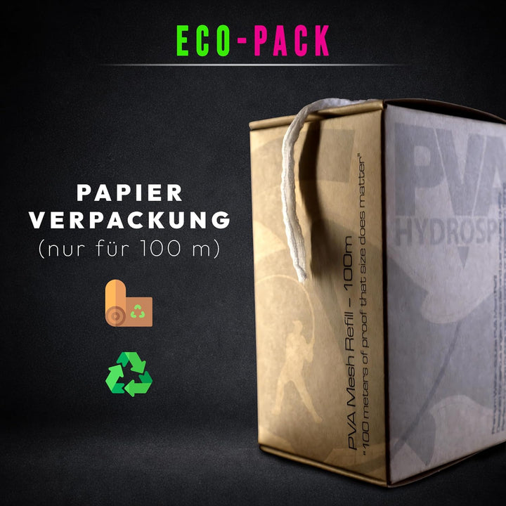 PVA Mesh Nachfüllnetz, PVA Netz Ersatzteile fürs Karpfenangeln, wasserlösliches Karpfen Zubehör, Grö