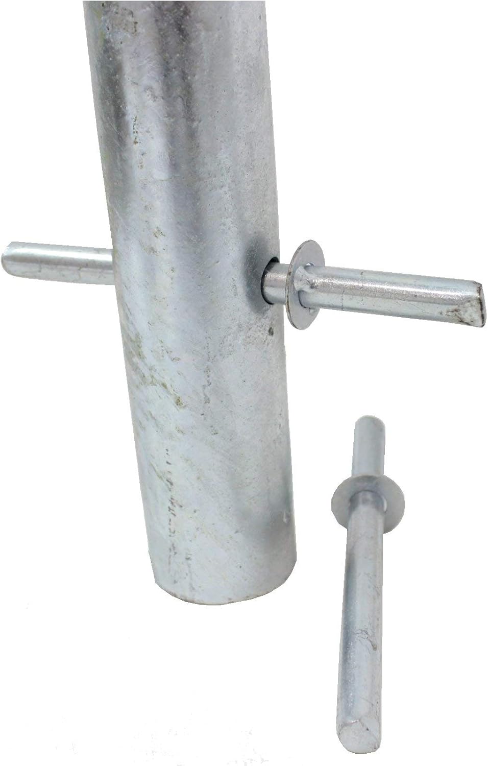 TRUTZHOLM Fahrradanlehnbügel Fahrradständer 115x99cm zum Einbetonieren Stahlrohr Ø 49mm feuerverzink