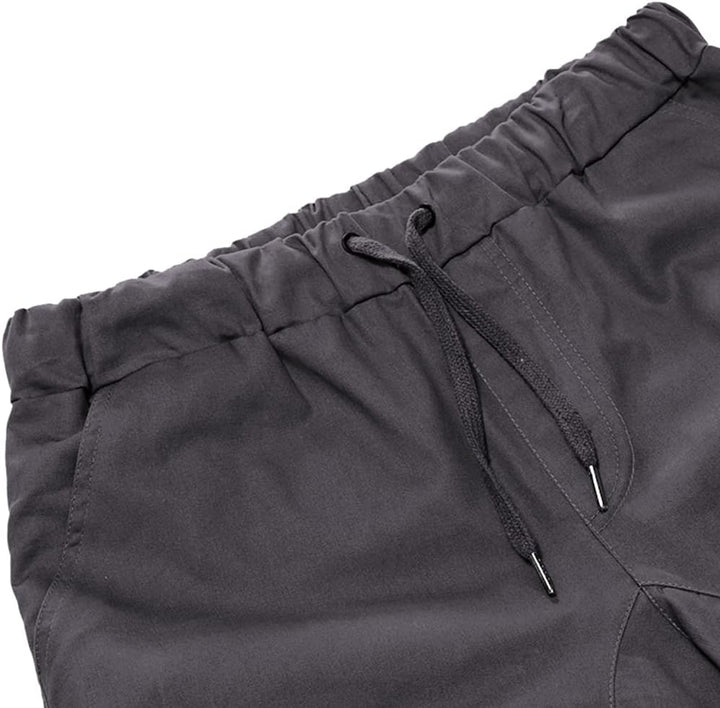 Herren Shorts Sommer Chino Jeans Kurze Hosen Stretch Jogger Cargo Shorts Slim-Fit, M 175dunkelgrau