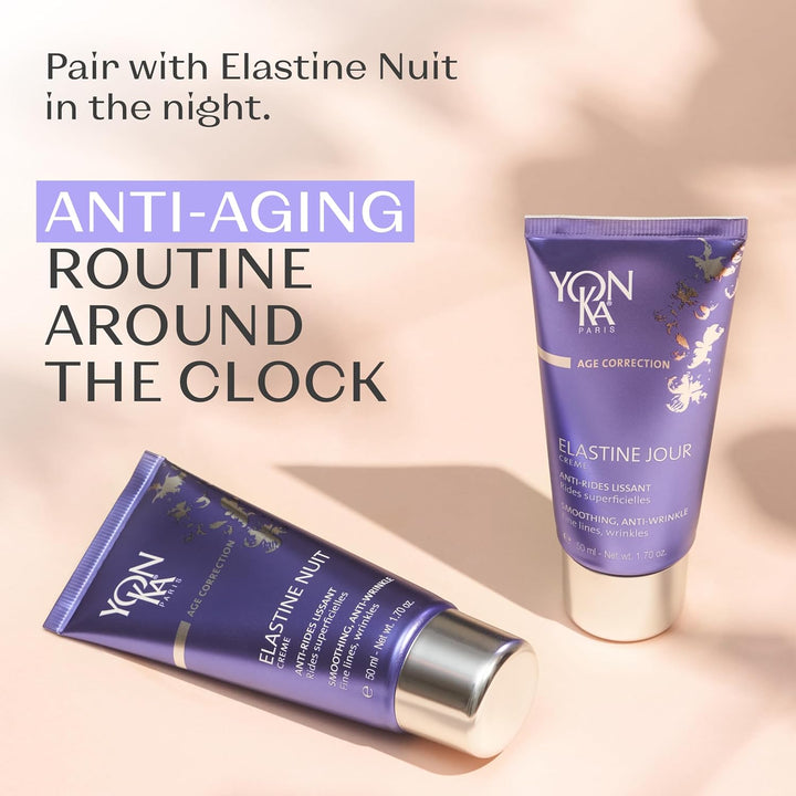 Yon-Ka Elastine Jour Cream 50 ml – Anti-Aging-Feuchtigkeits-Tagescreme für das Gesicht, mit Vitamin