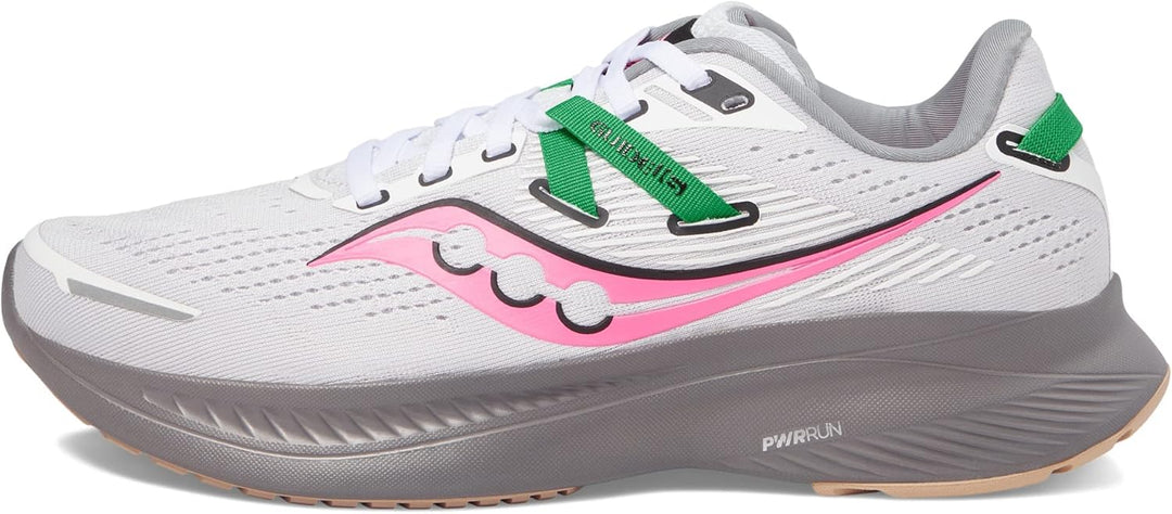 Saucony Damen Guide 16 Sneaker 36 EU 85 White Gravel, 36 EU 85 White Gravel