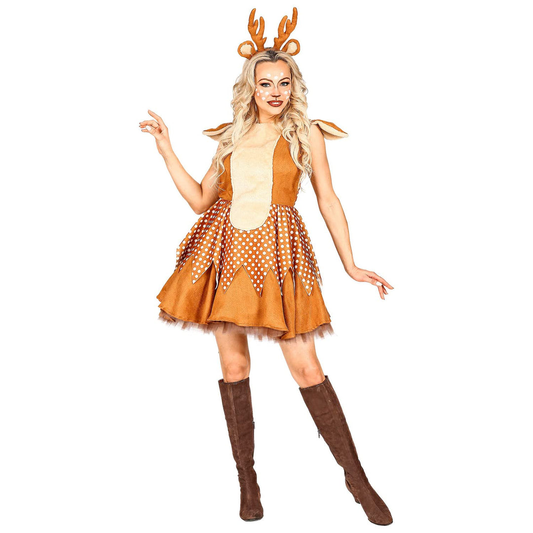 "REINDEER" (DRESS WITH PETTICOAT, HEADPIECE) - (XS), XS