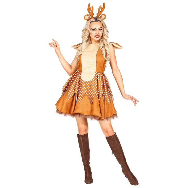 WIDMANN 04933 COSTUME DONNA RENNA L VESTITO CORTO #0493, L