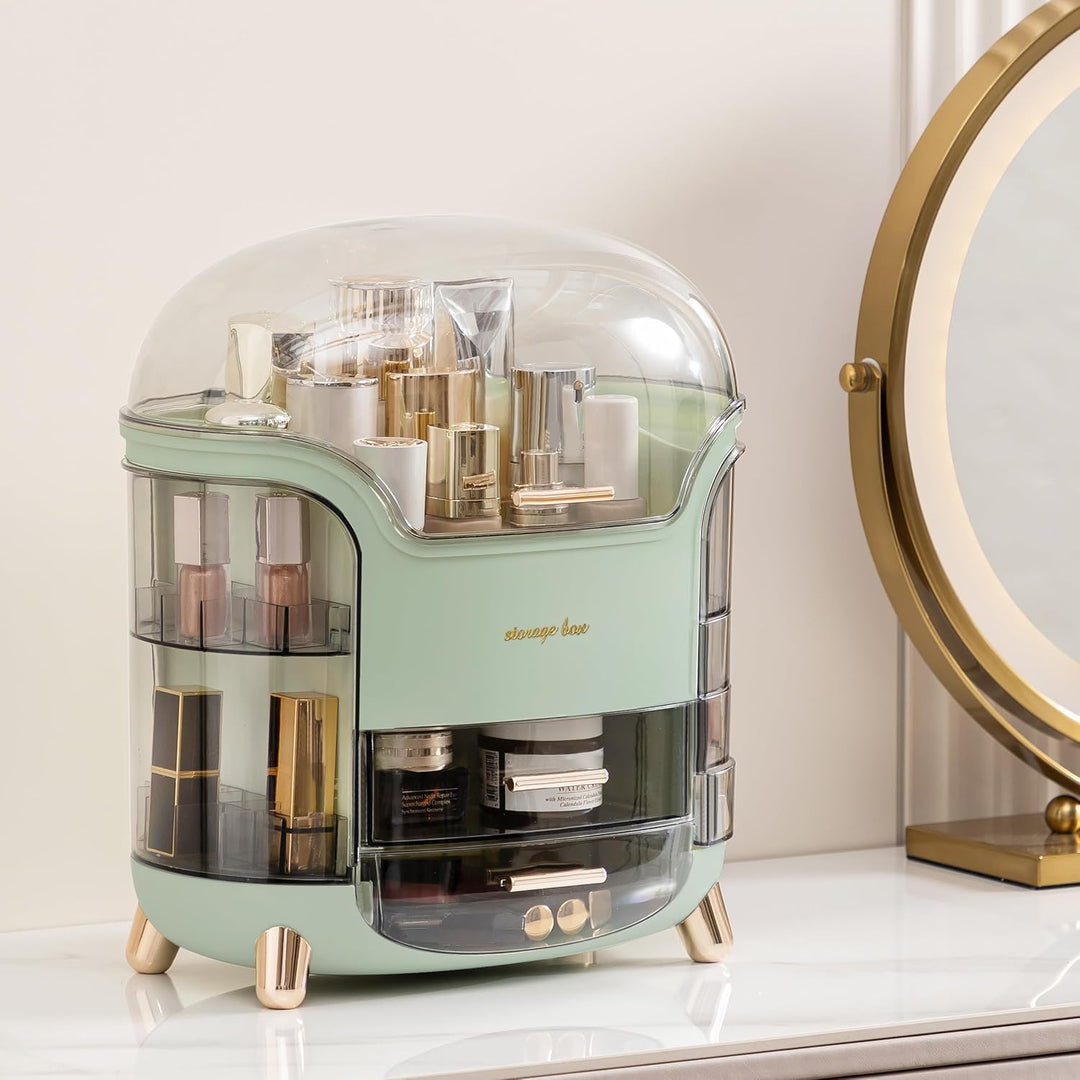 Make Up Organizer, Hautpflege-Organizer Wasserdichter Staubdichter Badezimmer Organizer und Aufbewah