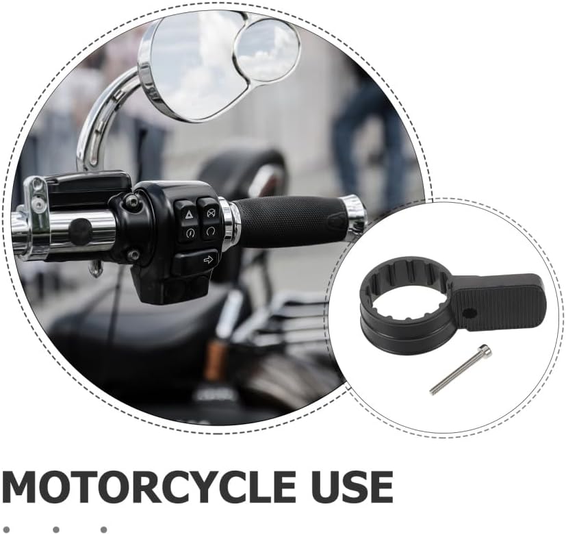 MAGICLULU Verstellbarer Daumengasgriff Adapter aus Verschleissfestem Kunststoff mit Montagematerial