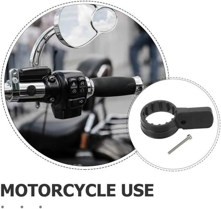 MAGICLULU Verstellbarer Daumengasgriff Adapter aus Verschleissfestem Kunststoff mit Montagematerial
