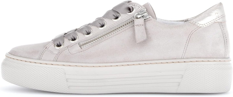 Gabor Damen Low-Top Sneaker, Frauen Halbschuhe,Wechselfussbett 35 EU Puder 12, 35 EU Puder 12