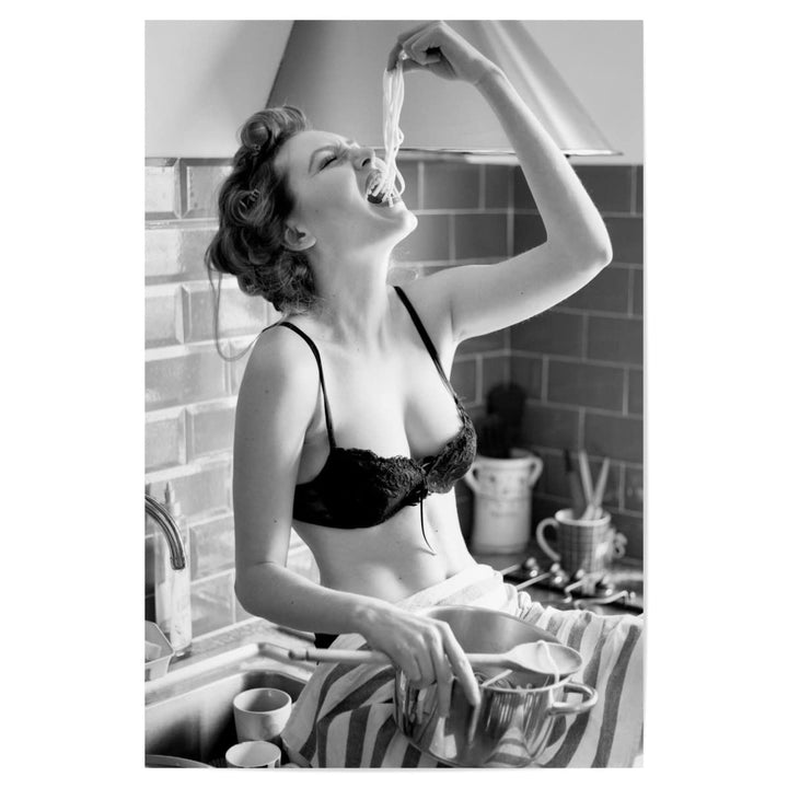 artboxONE Poster 150x100 cm Essen & Trinken Spaghetti Lover hochwertiger Design Kunstdruck - Bild Wo