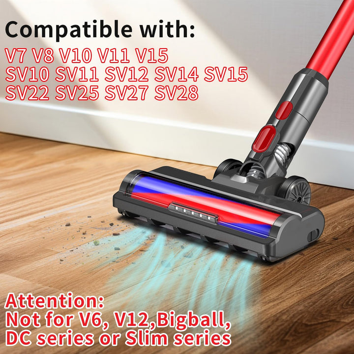 Bürste mit Softwalze für Dyson V7 V8 V10 V11 V15 Bodendüse Ersatzteil Softroller Ersatzbürste Frontl