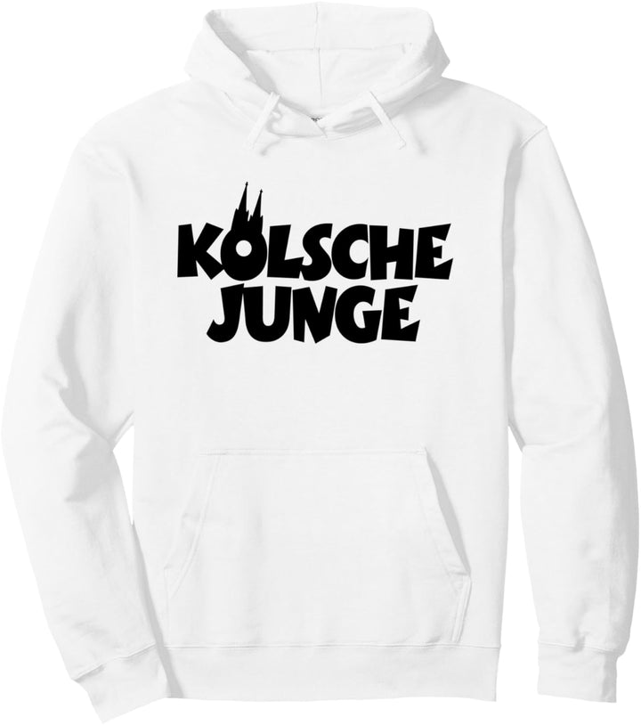 Kölsche Junge (Schwarz) Jungs aus Köln Pullover Hoodie