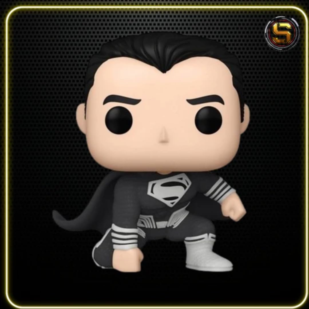 Funko Zack Snyder’s Justice League Superman in Landing Pose POP! Vinyl, Schwarz