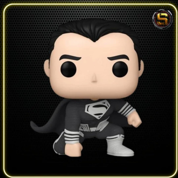Funko Zack Snyder’s Justice League Superman in Landing Pose POP! Vinyl, Schwarz