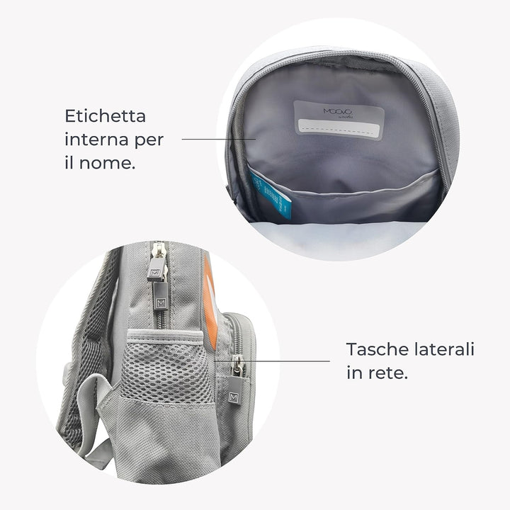 Nuvita 8740 | Kinderrucksack | Aufbewahrungstasche | Tasche mit Fächern | Ergonomischer Kinder-Rucks