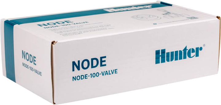 Hunter NODE100 NODE-100 Batterie-Controller mit Magnetspule, klein, blau, grau Mit Ventil, Mit Venti
