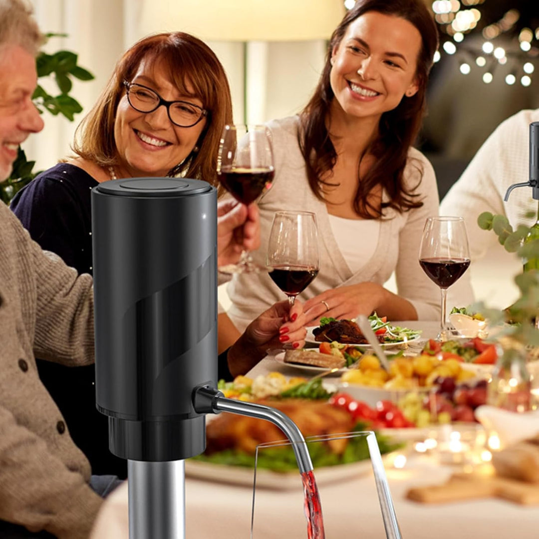 Elektrischer Korkenzieher Elektrischer Weinbelüfter Set 4-in-1 Weinset, Elektrischer Weinschrauber m