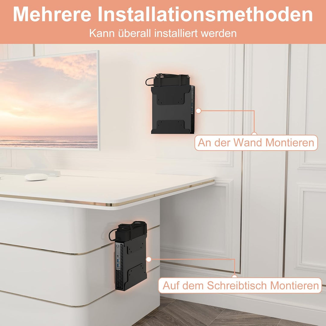 VESA-Halterung für Dell Micro PC VESA/Wand/Unter-Tisch Halterung für Dell OptiPlex Micro Form Faktor