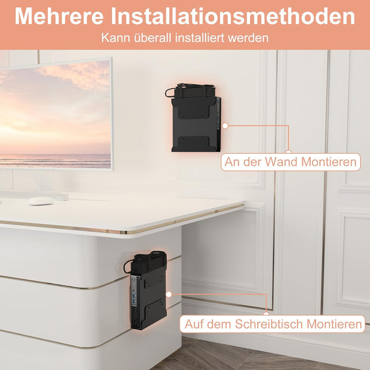 VESA-Halterung für Dell Micro PC VESA/Wand/Unter-Tisch Halterung für Dell OptiPlex Micro Form Faktor