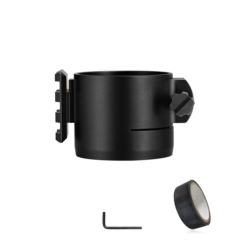 Speziell angepasster 45-mm-Adapter für die NV007-Nachtsichtfernrohrkamera mit Schiene für Entfernung