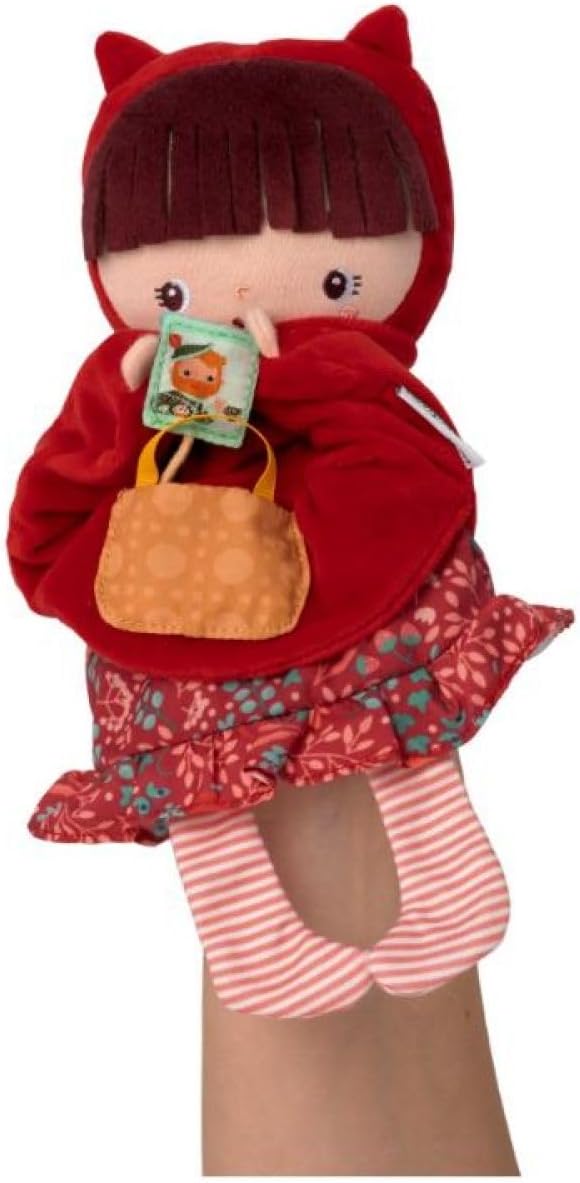 Lilliputiens - Handpuppe Rotkäppchen - Interaktives Spielzeug für Kinder - Perfekt, um das bekannte