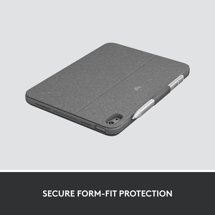 Logitech Combo Touch Case mit Abnehmbarer Tastatur für iPad (10. Generation) - French Layout